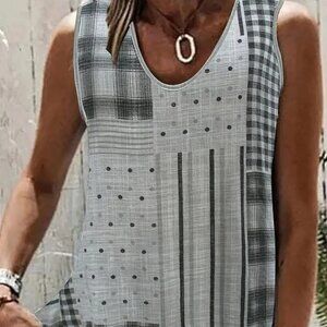Geo print Tunic Tank - 2xl - NWOT